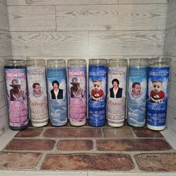 Memorial Remembrance Personalized Candles Available!