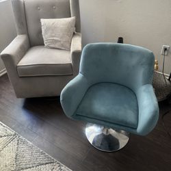 Living Room Rocking Chair & Stool Chair 