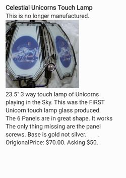 Unicorn Lamp