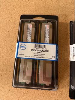 Dell 16GB DDR2 ECC Server RAM Kit 2x8GB PC2-5300F