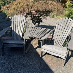 Adirondack Chair Set