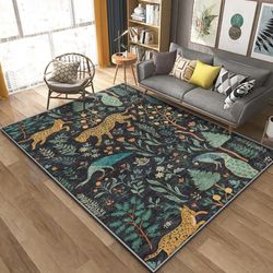 Brand new washable area rug size 5/7