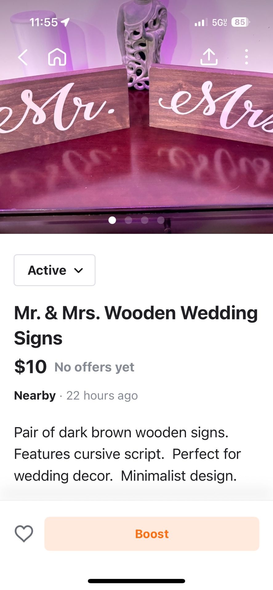 Mr. & Mrs. Wood Block Signs. Great For Wedding’s