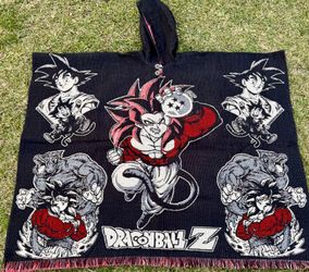 Dragon Ball Z Adult Size Alpaca Poncho