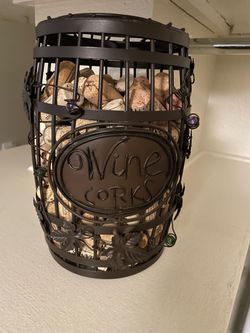 Wine corks collection home decor