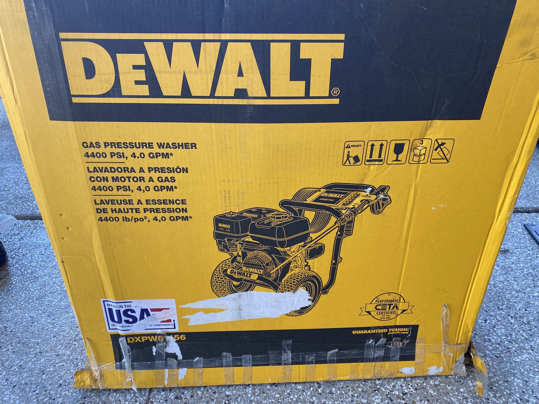 Dewalt 4400 Psi Power washer
