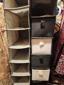 Closet organizer set