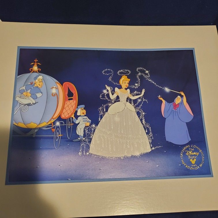 VINTAGE *DISNEY *POCAHONTAS *EXCLUSIVE COMMEMORATIVE LITHOGRAPH *11X14 *NEVER USED *COLLECTIBLE