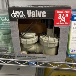 Lawn Genie Automatic Sprinkler Valves. 3/4 Inch 