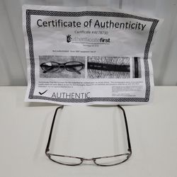 Gucci Italy 130 GG 2687 3V0 Gunmetal Tortoise Eyeglasses Frame Only! Authentic 