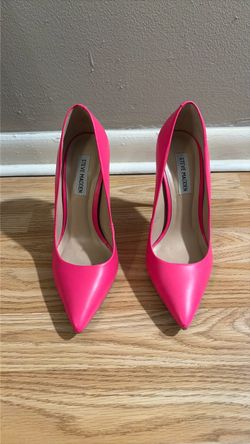 Steve Madden Hot Pink Pointed-Toe Pumps