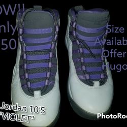 Jordan online 10 violet
