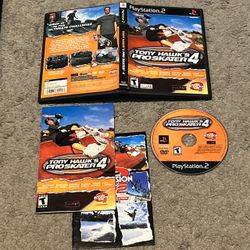 Tony Hawk's Pro Skater 4 PS2 PlayStation 2 CIB Complete w/ Manual Reg Card