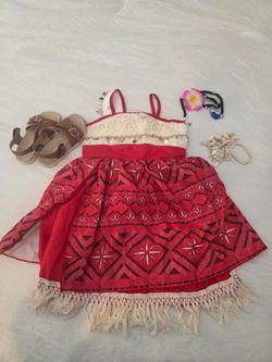 Toddler Moana Costume 3T