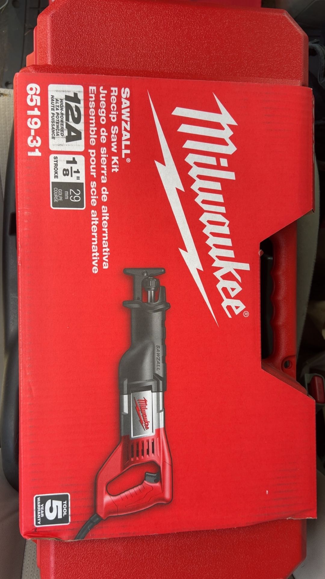 Cord Milwaukee Sawzall