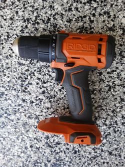 drill Ridgid 18v tool only