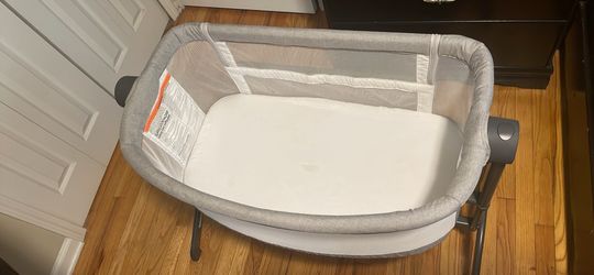 BABY DELIGHT - BESIDE ME WINK BABY BASSINET & BEDSIDE SLEEPER, GREY