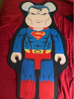 Bear brick rug/ poster Superman