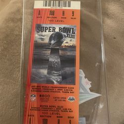 2009 Super Bowl Ticket 