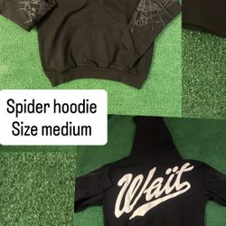 Spider Hoodie Size Medium Esells_turlock on instagram 