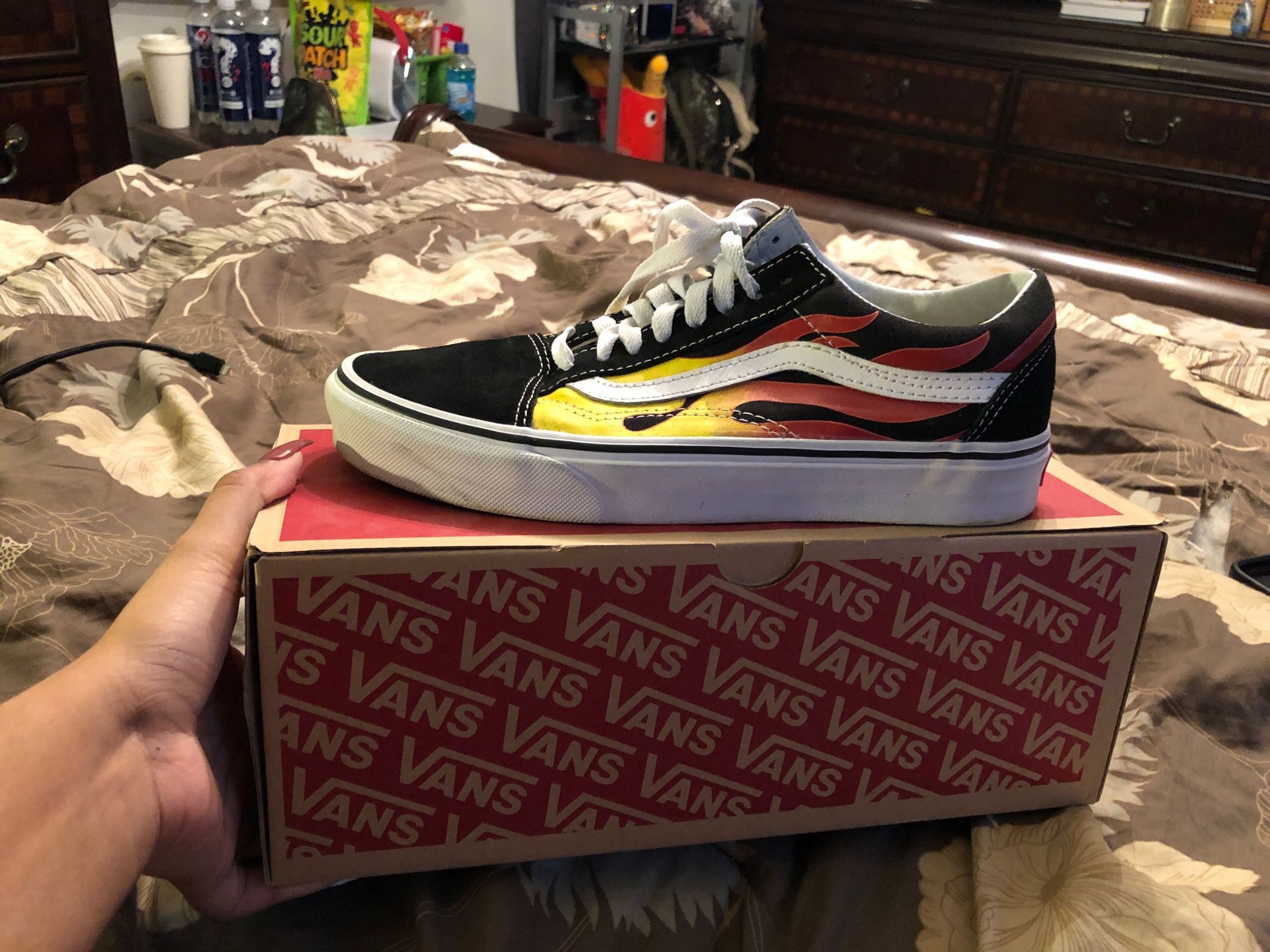 Flame Old Skool Vans