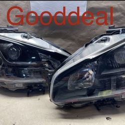 OH127 Fit 09-14 Nissan Maxima Black Housing Projector Headlight Pair Light Head Lamp 