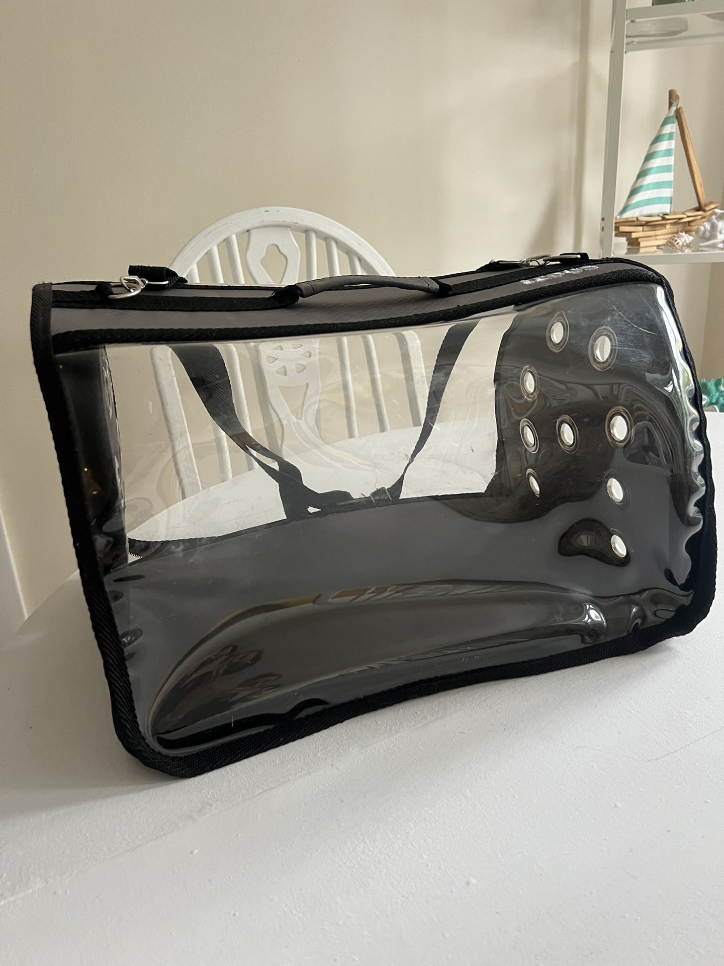 Clear  Pet Carrier - 9.8 x 15.7  Inch 