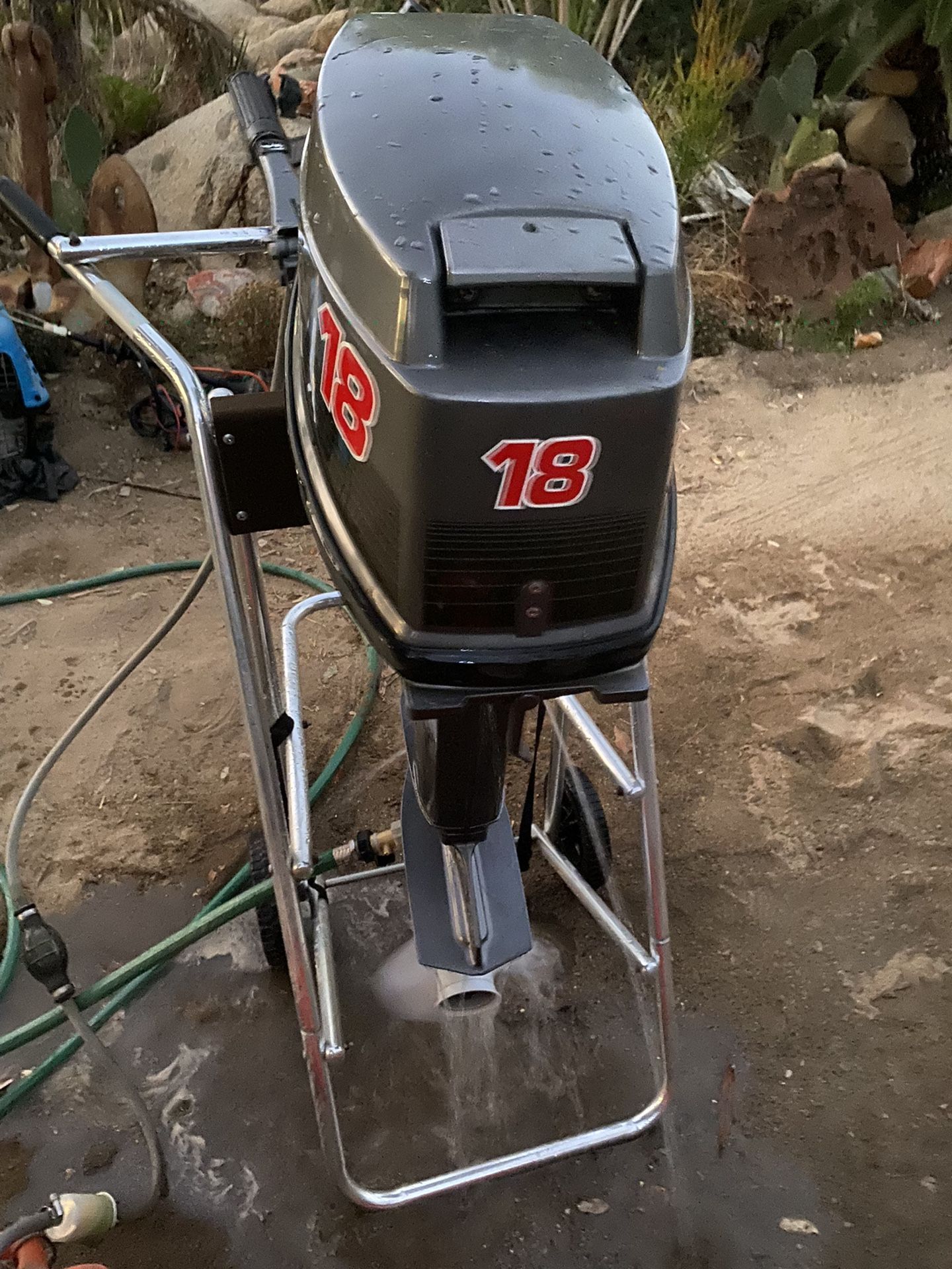 Tohatsu 18 Outboard Has 2 Hours On It ! for Sale in Homeland, CA - OfferUp
