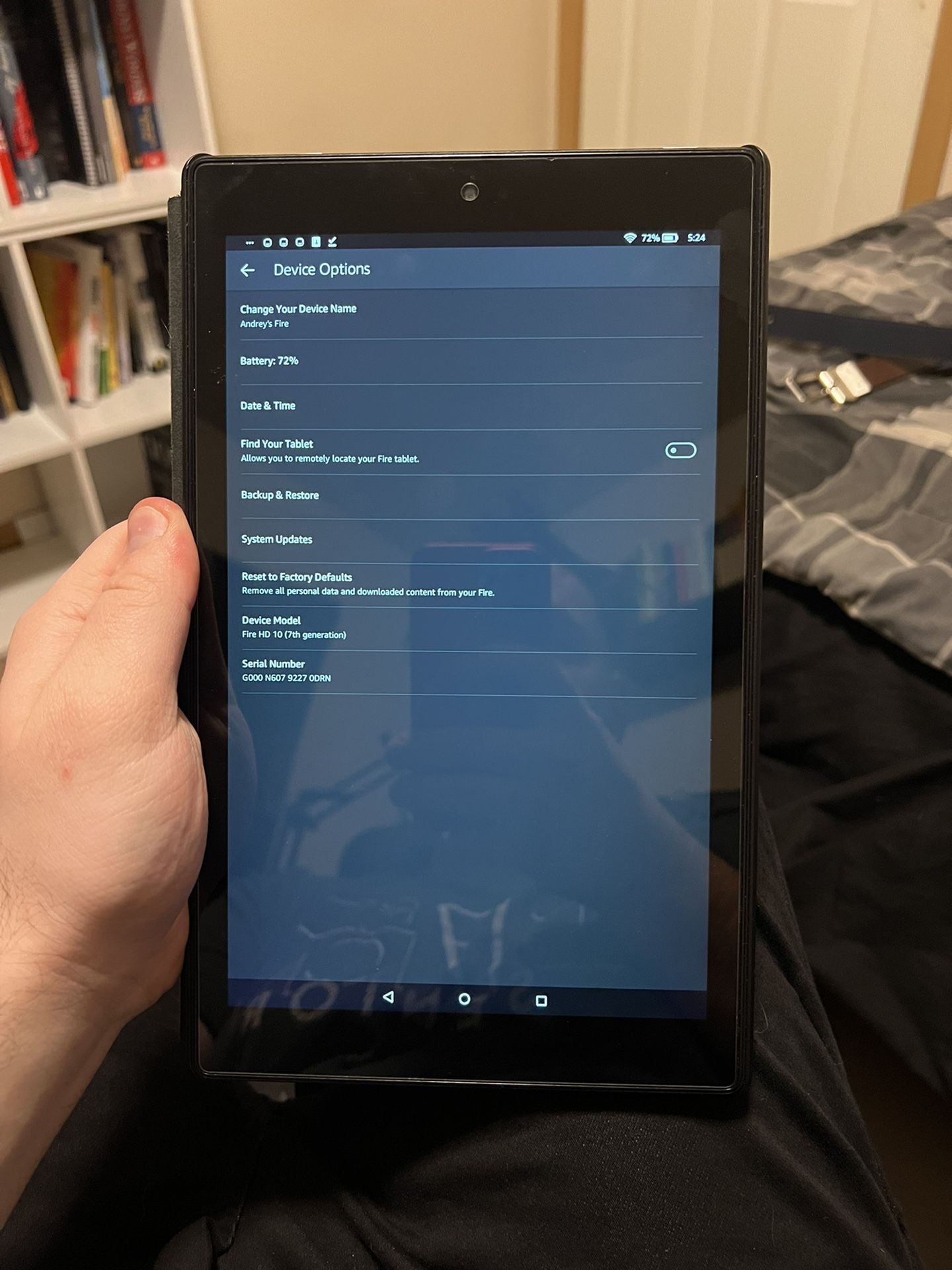 fire hd 10 7th generation With Case