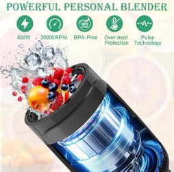 Portable Personal Smoothie Blender