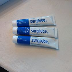 3 Brand New Unopened Sterile Surgical Lubricant, 4.25 Oz Each