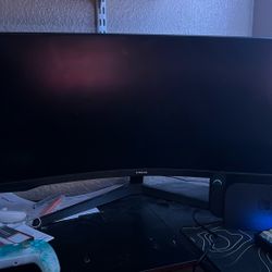 Ultrawide Curved 34’ Samsung Odyssey Gaming Monitor