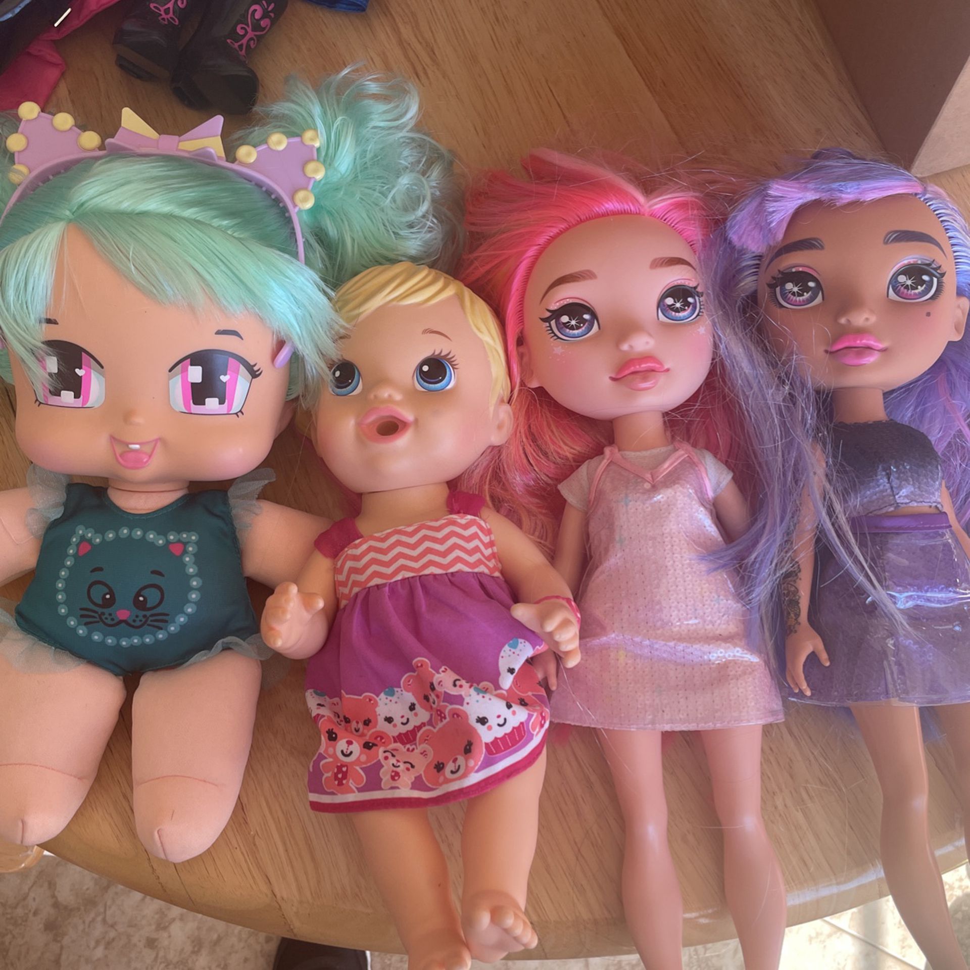 Rainbow Surprise Dolls, Baby Surprise, and A Boxy Girl