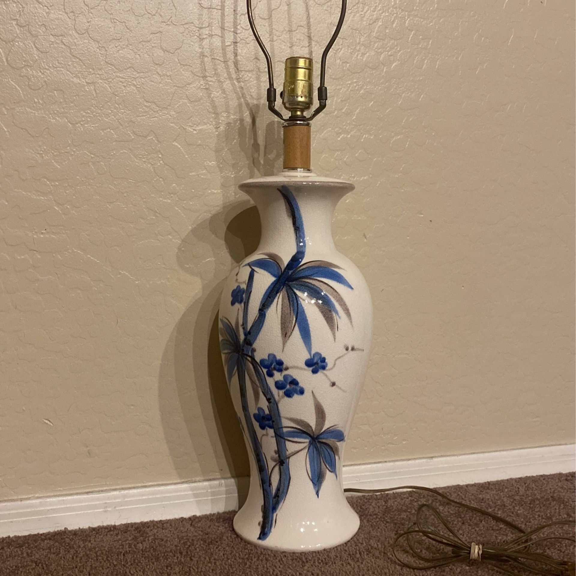 Vintage Porcelain Antique Lamp