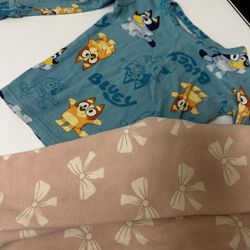 2T Bluey Shirt And 2T Bow Pants 