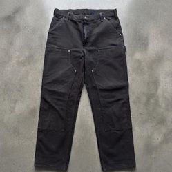 Brown Carhartt Double Knees 36x32