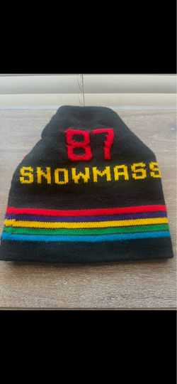Snowmass '87 Vintage Knit Beanie