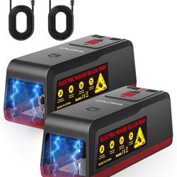 Electric Mouse Trap Zapper, Large High Voltage Instant Kill Rat Trap, Reusable Humane Mouse Trap, No-Touch Electronic Mice Traps, Effective Mouse Trap