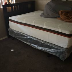 Bed And Bed Frame 