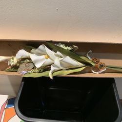 Set 3 calla Lily silk arrangements