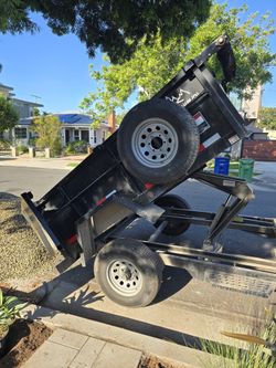 2025 Snake River Dump Trailer – 5x8 Single Axle (Like New!)
