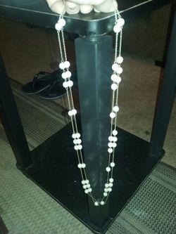 Long Pearl Necklace