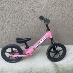 Pink Balancing Strider Bike