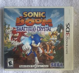 Sonic BOOM shattered Crystal For The Nintendo 3DS