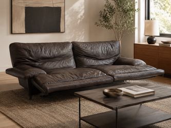 Faux Leather Recliner