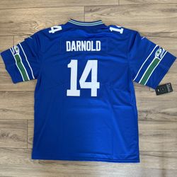 Men’s Seattle Seahawks Sam Darnold Throwback Stitched Jersey,  S To 3Xl