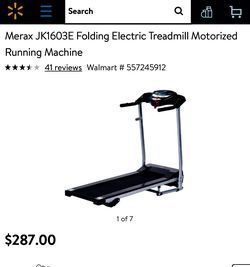 Merax JK1603E Folding Electric Treadmill Motorized Running Machine
