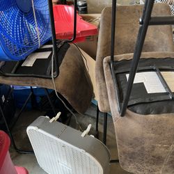 Free Bar Chairs, Antique Workout Gear, And Photo