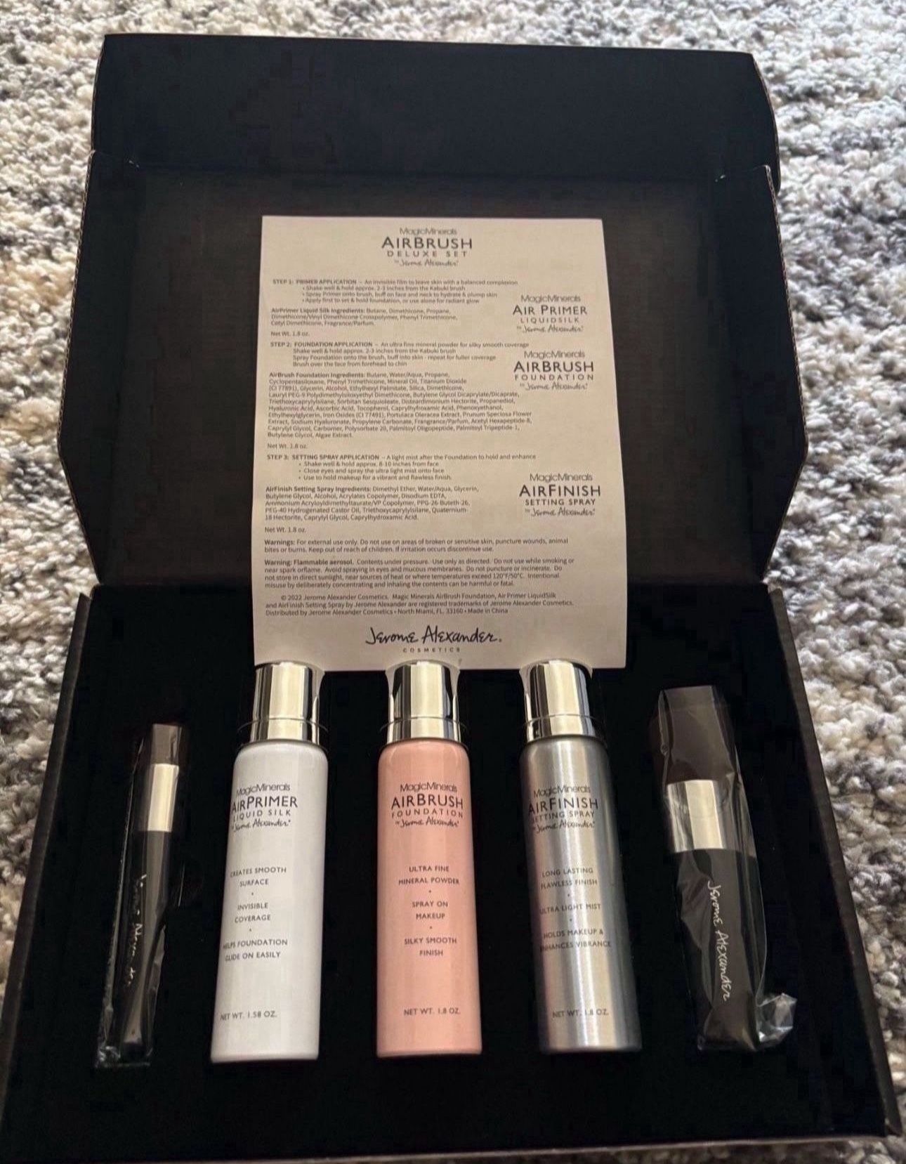 Jerome Alexander - Complete 5pc Spray Makeup Set