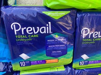Prevail Total Care Underpads 10-Count Extra Large